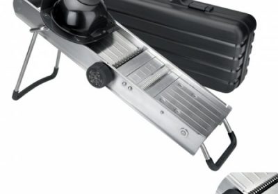 Mandoline En Inoxydable Avec Protecteur