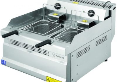 FRITEUSE ELECTRIQUE 5+5 LITRES 550x630x300 MODEL TC.6FE550 ESTUFA TURHAN CELIK – TURQUIE