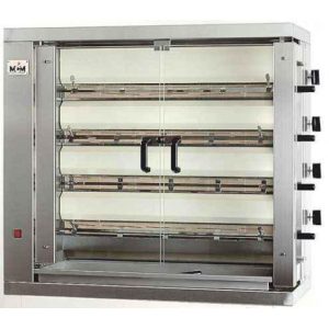 ROTISSOIRE VERTICALE GAZ 4 BROCHES 24 POULETS MCM – ESPAGNE 300x300