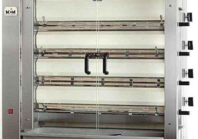 RÔTISSOIRE VERTICALE GAZ 4 BROCHES 24 POULETS MCM – ESPAGNE
