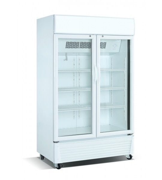 armoire réfrigérée 2 portes vitrée d’exposition positive 488l