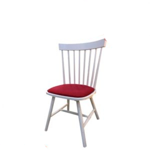 chaise en bois sans accoudoire assise en tissu kit