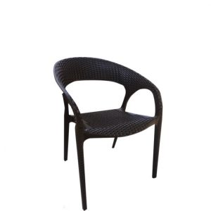 chaise en plastique kobra avec accoudoirs 300x300