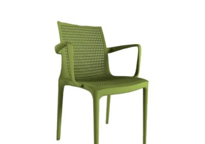 chaise en pvc avec accoudoirs laser-show