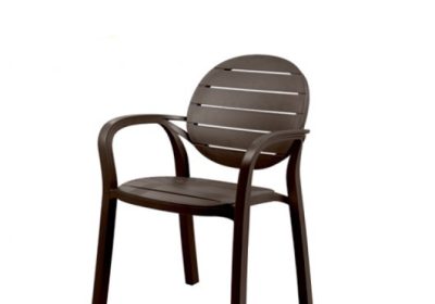 chaise en pvc avec accoudoirs palma