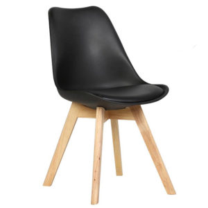 chaise san roque en polypropylene et cuir