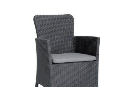 chaise tresse miami-t noir