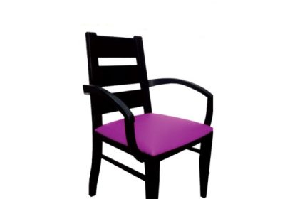 chaise tresse wembley noir