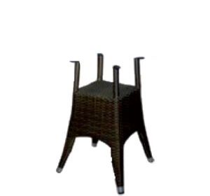 pied de table tresse carre