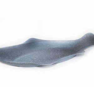 Plat poisson en métal granite d 74 32