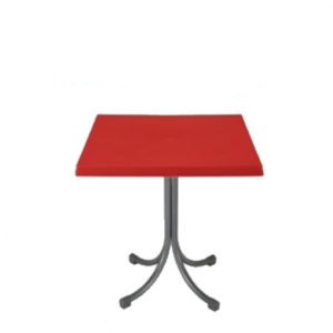 table en plastique carre confortime dim 75 75 73 cm