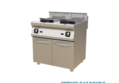 FRITEUSE GAZ DOUBLE 800x700x850 TC.7FG800