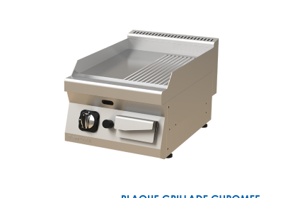 PLAQUE GRILLADE CHROMEE GAZ POSABLE 4070-IZGK