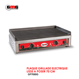 PLAQUE GRILLADE ELECTRIQUE LISSE A POSER 70 CM GP7050G 300x300