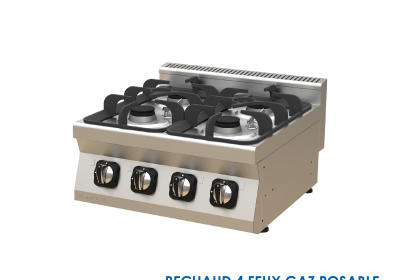 RECHAUD 4 FEUX GAZ POSABLE 8070-OCK-P