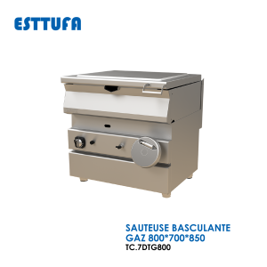 SAUTEUSE BASCULANTE GAZ 800x700x850 TC.7DTG800 300x300