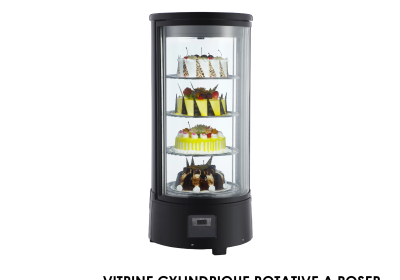 VITRINE CYLINDRIQUE ROTATIVE A POSER RTC-72L