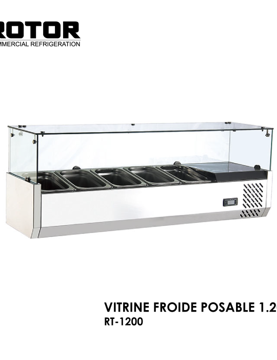 VITRINE FROIDE POSABLE 1.20 RT-1200
