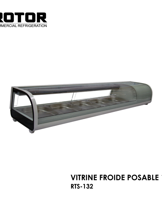 VITRINE FROIDE POSABLE 1.80 RTS-132