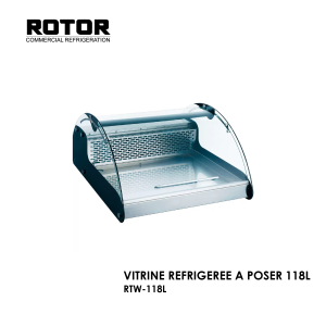 VITRINE REFRIGEREE A POSER 118L RTW 118L 300x300