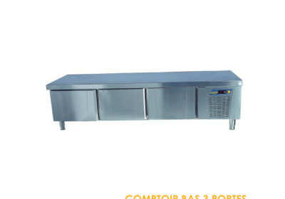 COMPTOIR BAS 3 PORTES REFRIGEREE 2M00 TPS 63 L 1