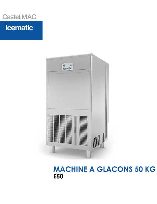MACHINE A GLACONS 50 KG E50