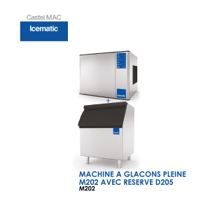 MACHINE A GLACONS PLEINE M202 AVEC RESERVE D205 M202 1 300x300