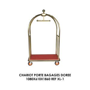 CHARIOT PORTE BAGAGES DOREE 1080X610X1860 REF XL 1 300x300