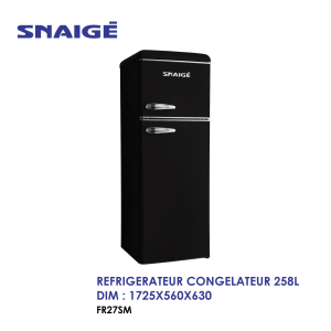 Refrigerateur SNAIGE baner 6 NOIR 300x300