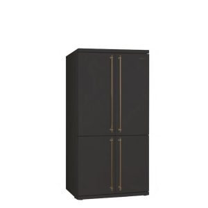 Refrigerateur congelateur couleurs Noir et cuivre 4 portes annees 50 300x300